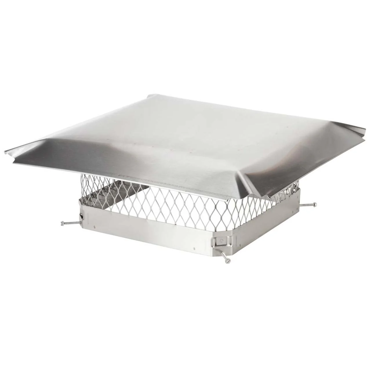 15" x 15" Stainless Steel Single-Flue Chimney Cap