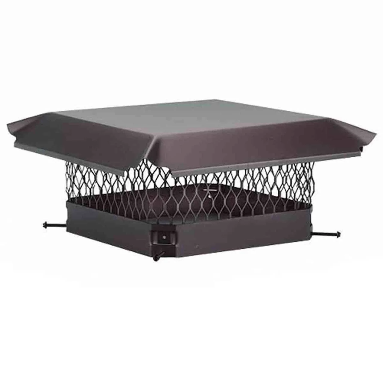 20" x 20" Hy-C Black Single-Flue Chimney Cap