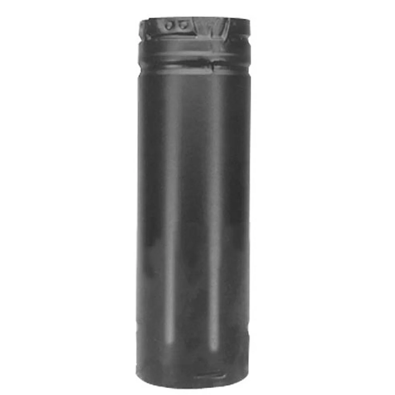 3" x 24" PelletVent Pro Black Pellet Stove Chimney Pipe - 3PVP-24B
