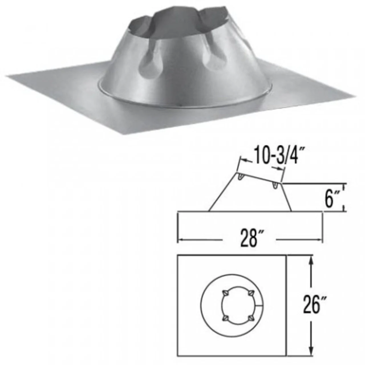 6'' DuraPlus Cathedral Ceiling Support Kit - DP620-KIT - Image 7