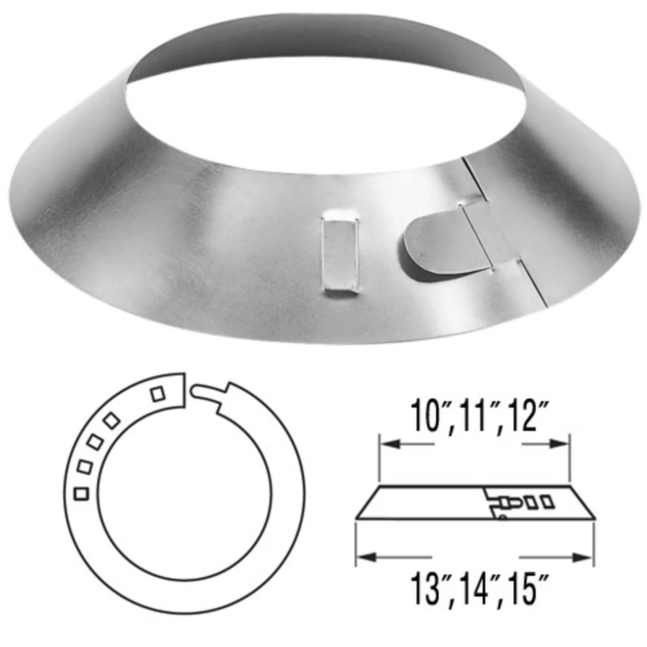 6'' DuraPlus Round Ceiling Support Kit - DP610-KIT - Image 5