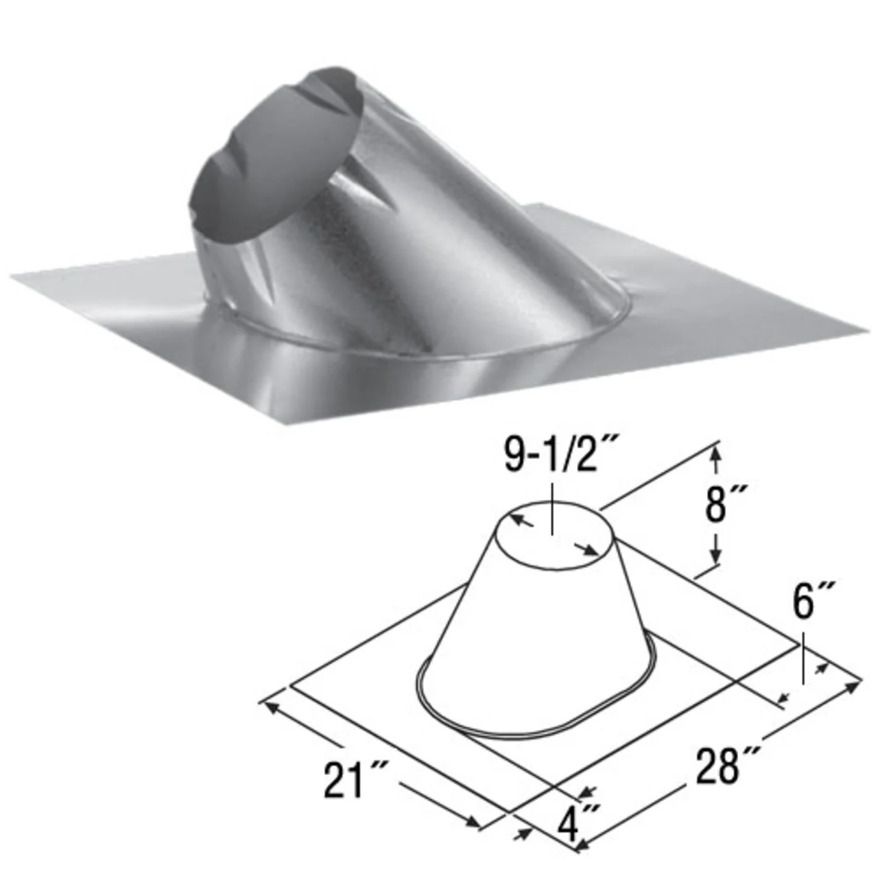 7'' DuraTech Cathedral Ceiling Support Kit - DT720-KIT - Image 7