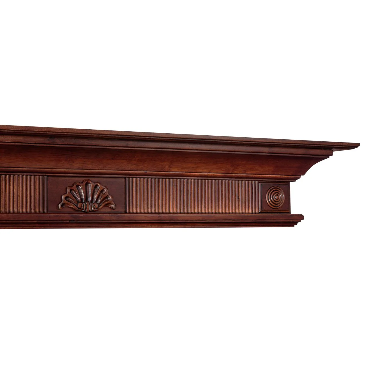 72" Devonshire Fireplace Shelf by Pearl Mantels - Cherry Distressed Finish - Image 9