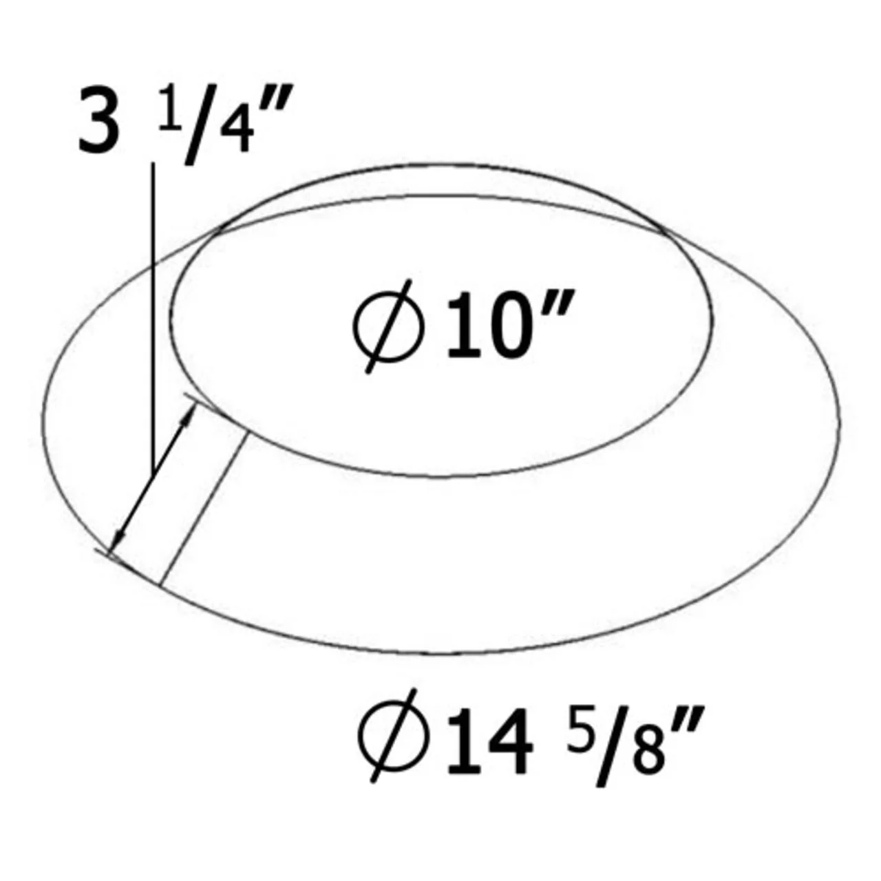 8'' Shasta Vent Thru the Ceiling Kit - Image 4
