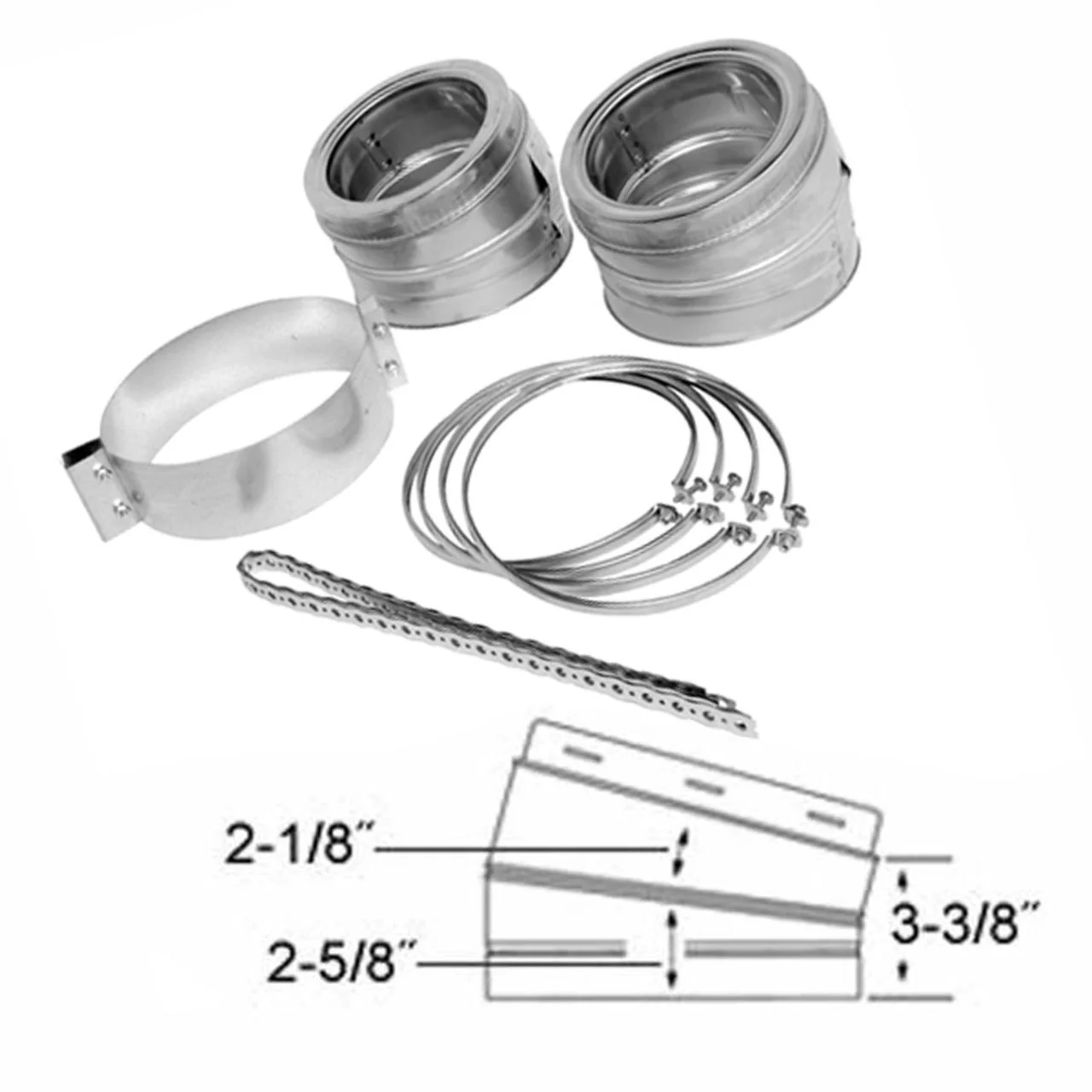 8" SuperPro 15 Degree Elbow Kit - Image 2