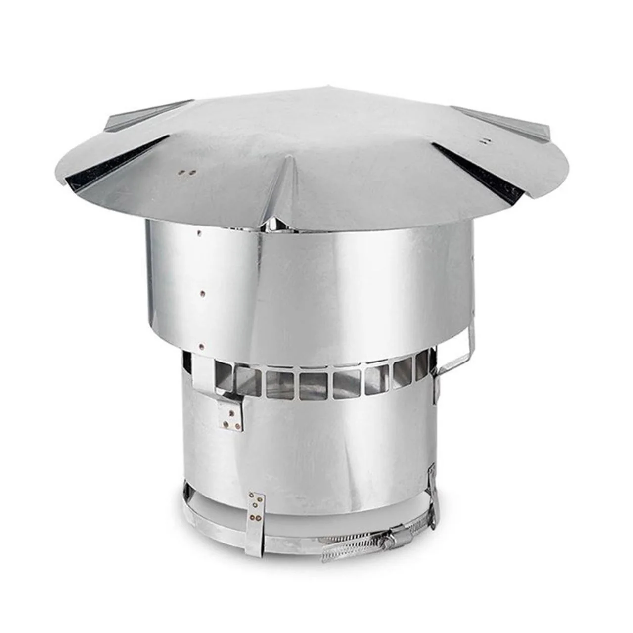 8" x 25' Lifetime Chimney Smooth-Wall Liner Kit with Stove Adapter - Image 4