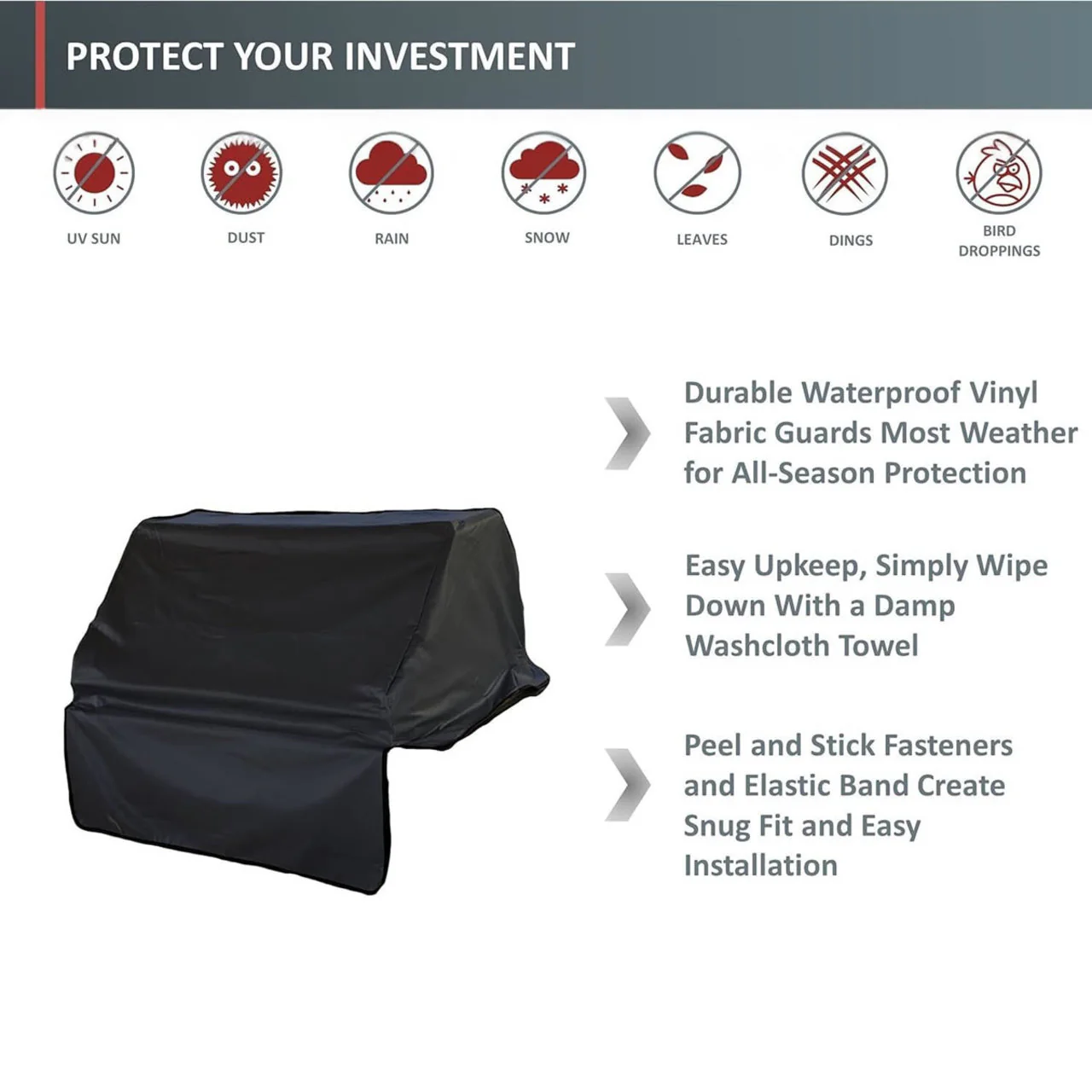AOG 24" Cover for Built-In Grill - CB24-D - Image 4