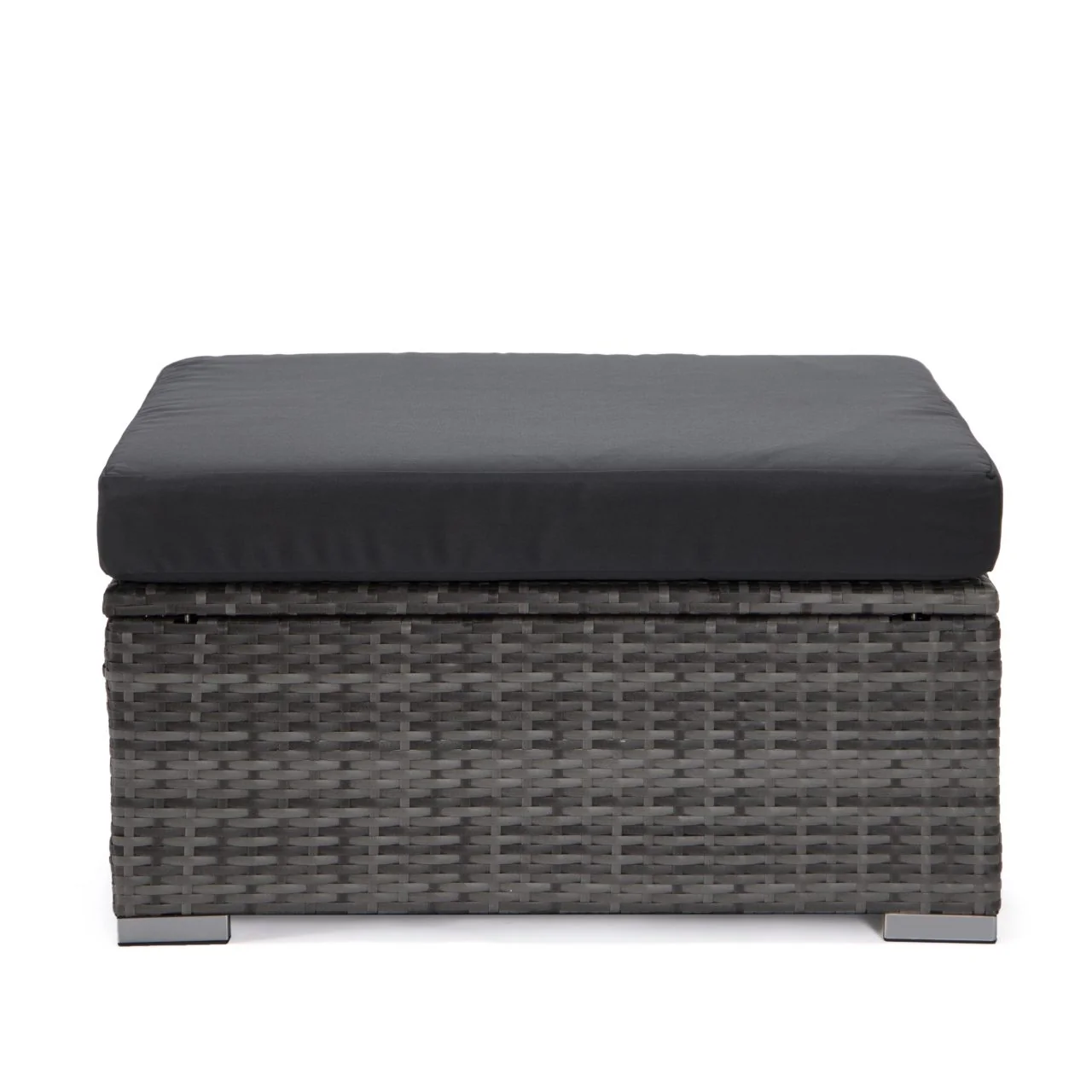 FiveOaks Ashford Patio Collections Ottoman in Dark Gray - Set of 2 - Image 2