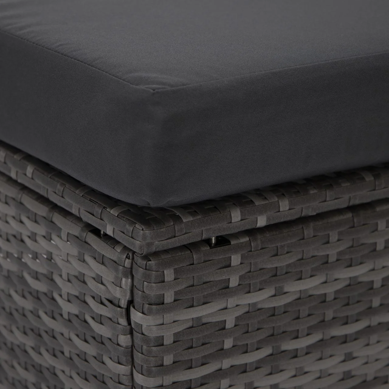 FiveOaks Ashford Patio Collections Ottoman in Dark Gray - Set of 2 - Image 3