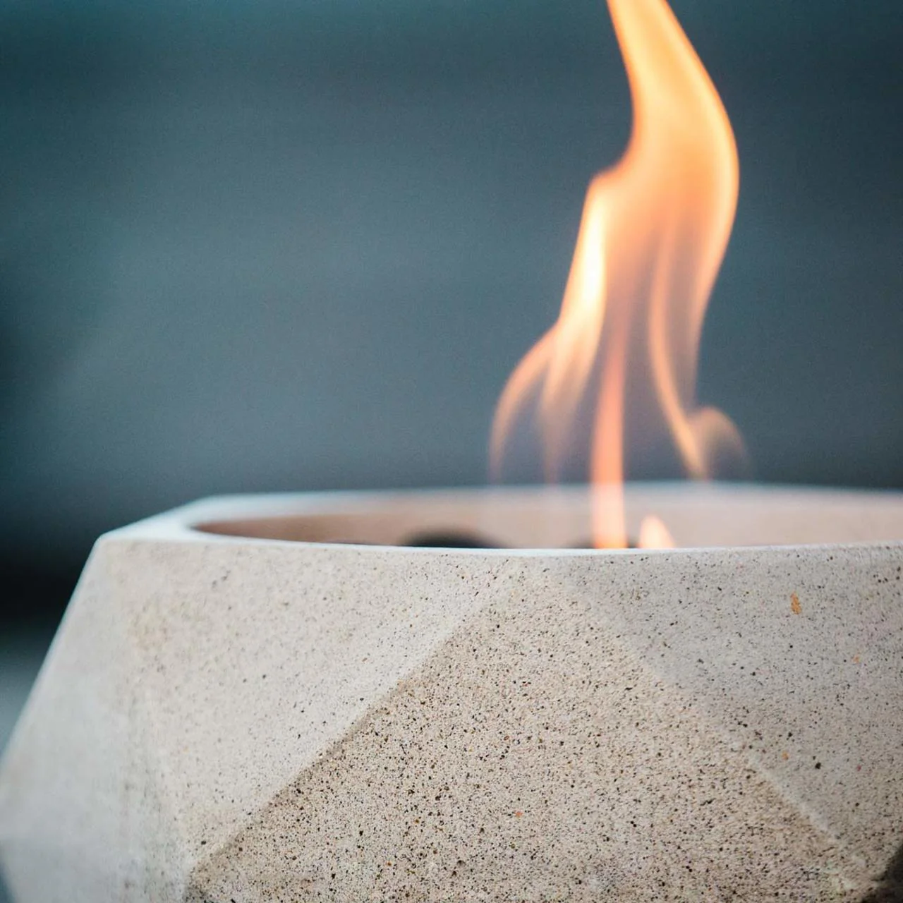 Geo Fire Bowl - White - Image 3