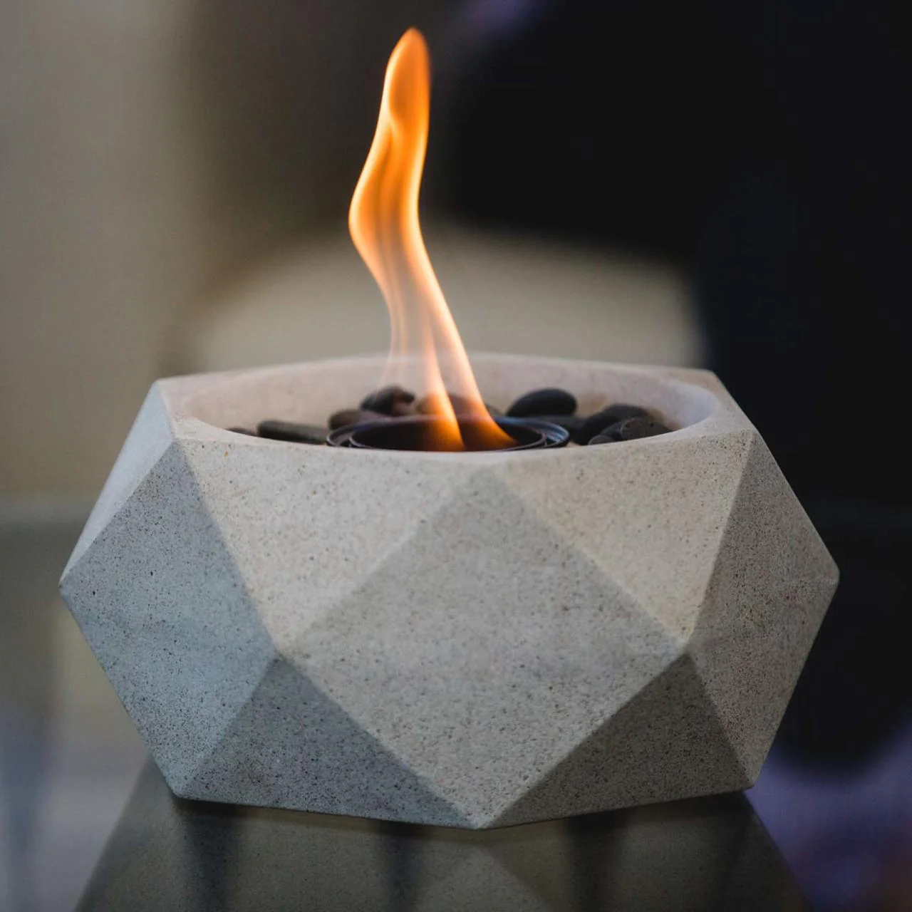 Geo Fire Bowl - White - Image 9