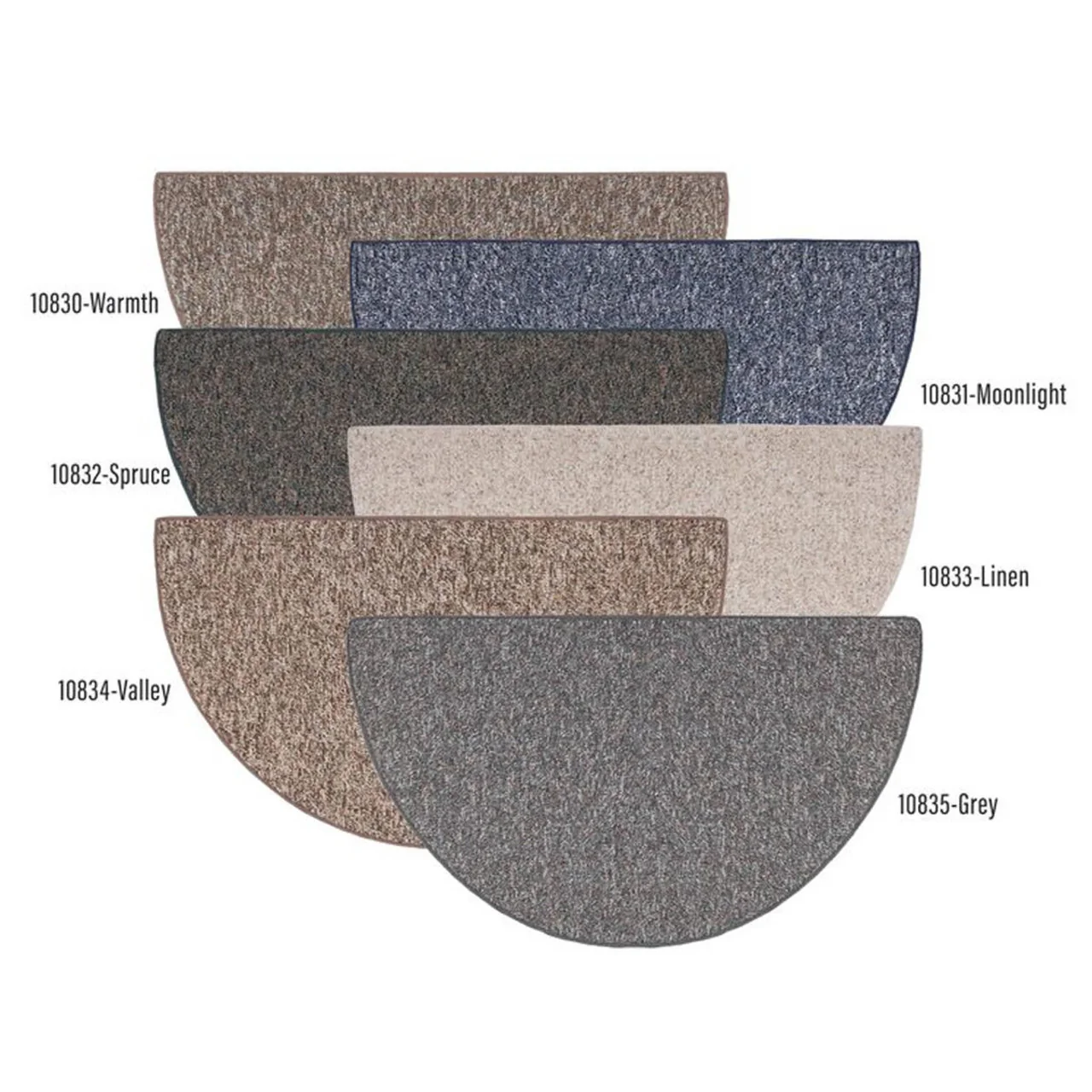Goods of the Woods 4' Half Round Rugs, New Homefire 48x27