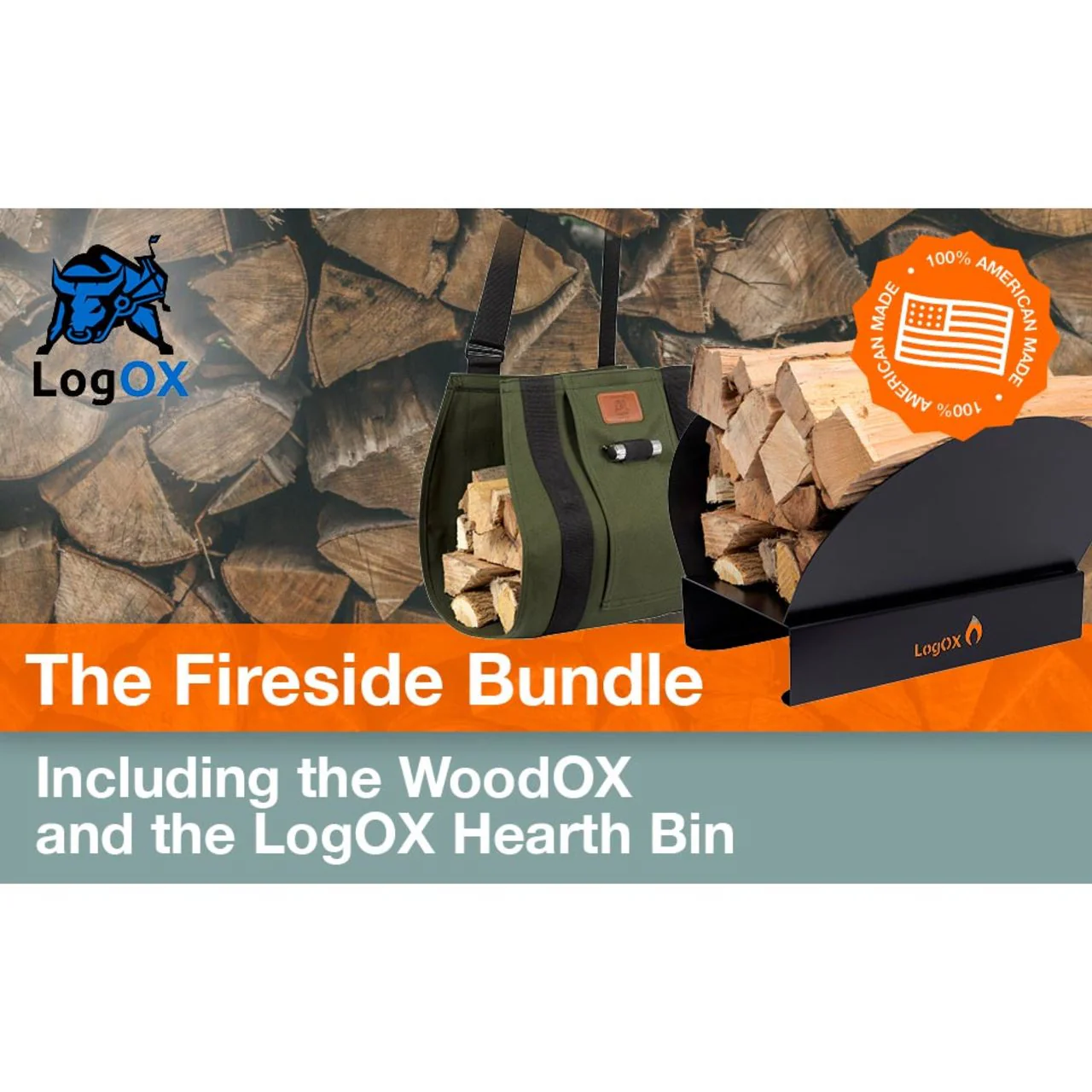LogOx Black Hearth Bin Firewood Rack - Image 13