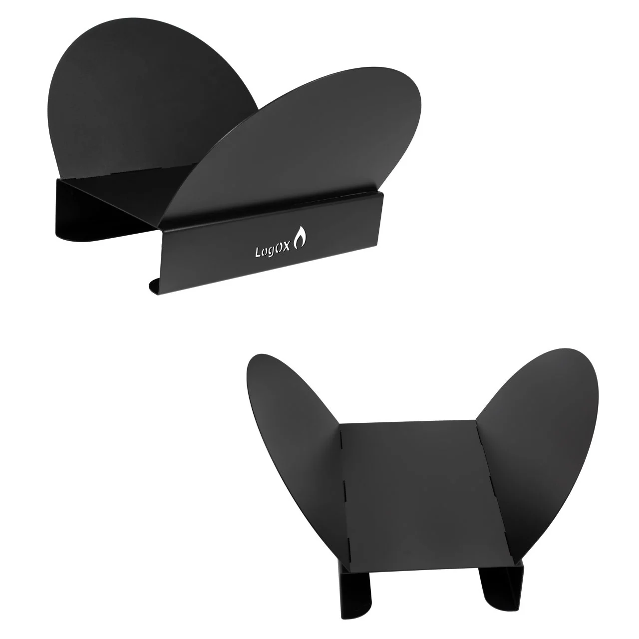 LogOx Black Hearth Bin Firewood Rack - Image 16