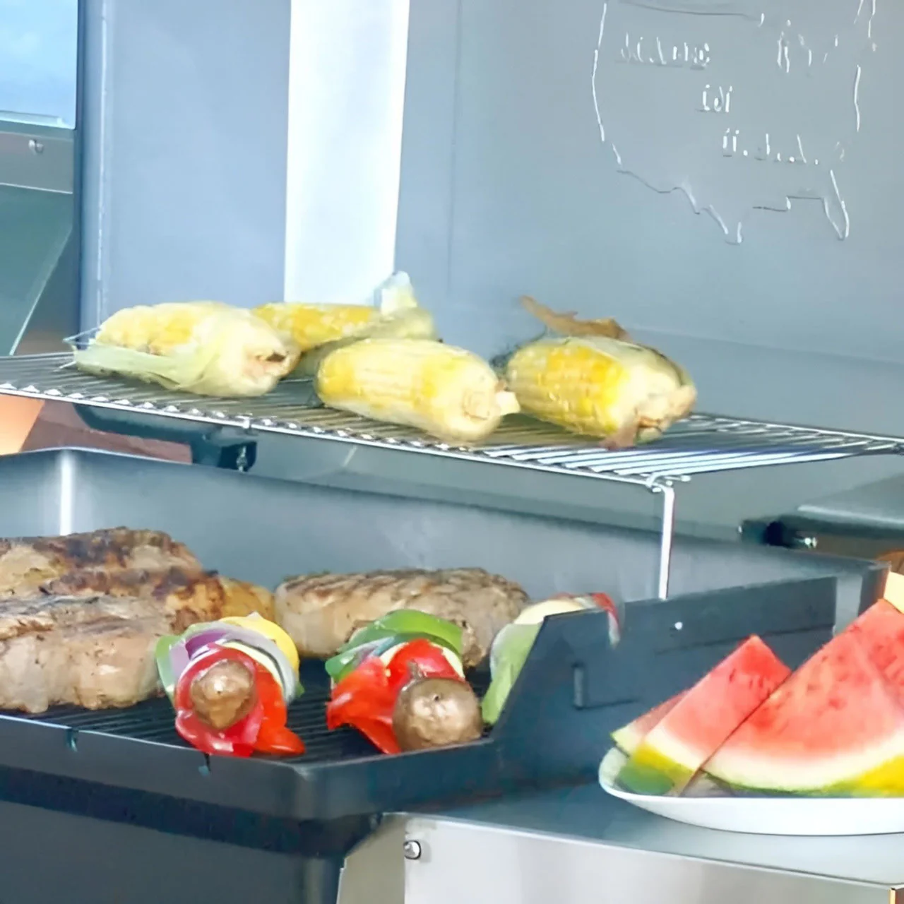 MHP Outdoor Hybrid Gas Grill Head - Sear Magic Grates - WHRG4DD-S - Image 7