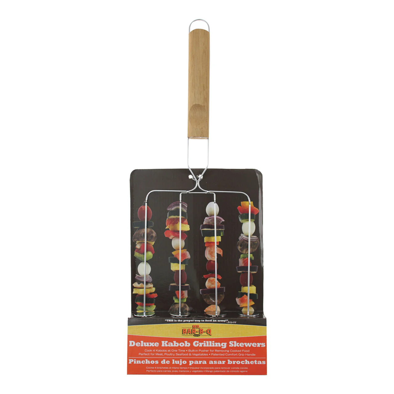 Mr. Bar-B-Q 4 Pronged Kabob Grilling Basket