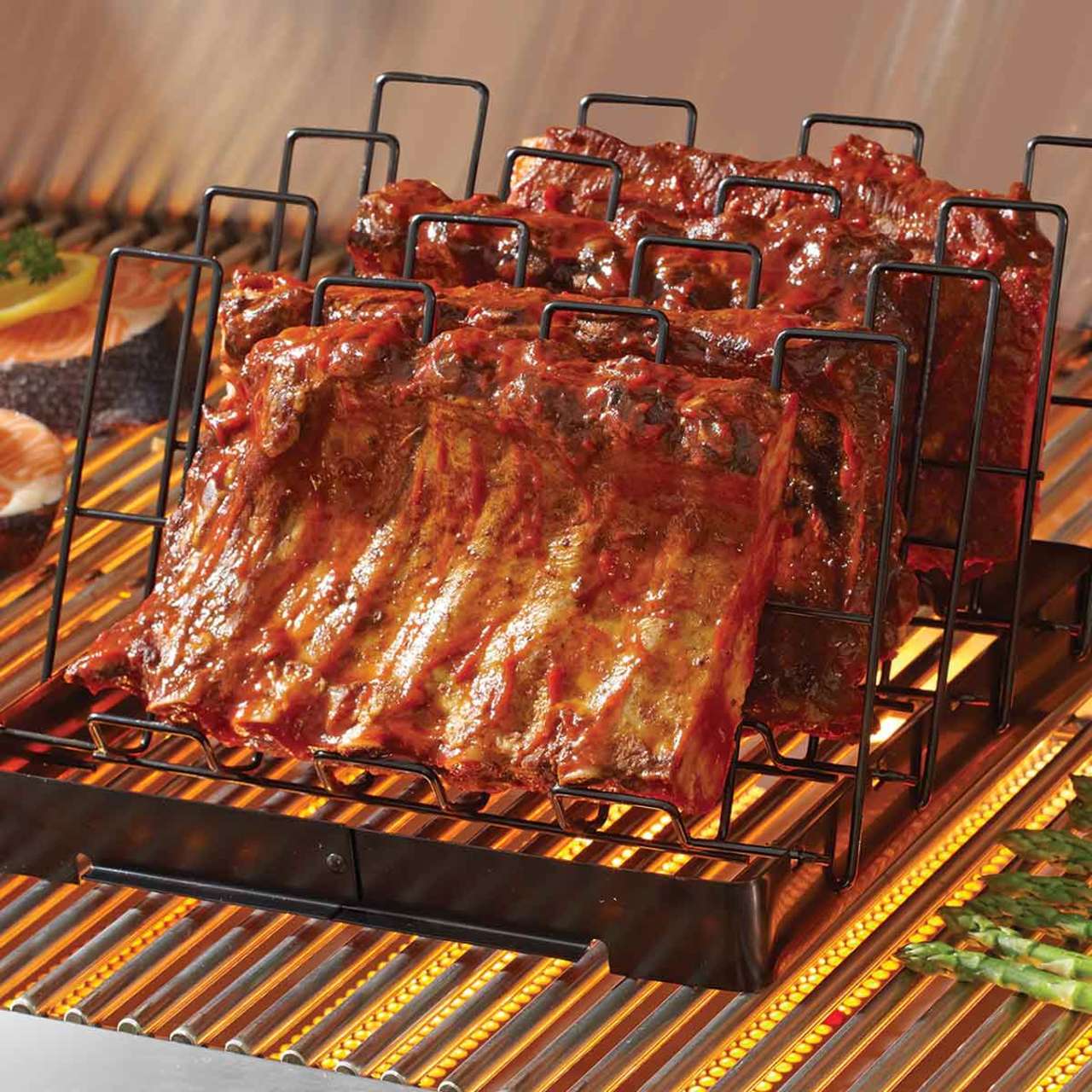 Mr. Bar-B-Q Jr. Non-Stick Rib Rack - Image 2