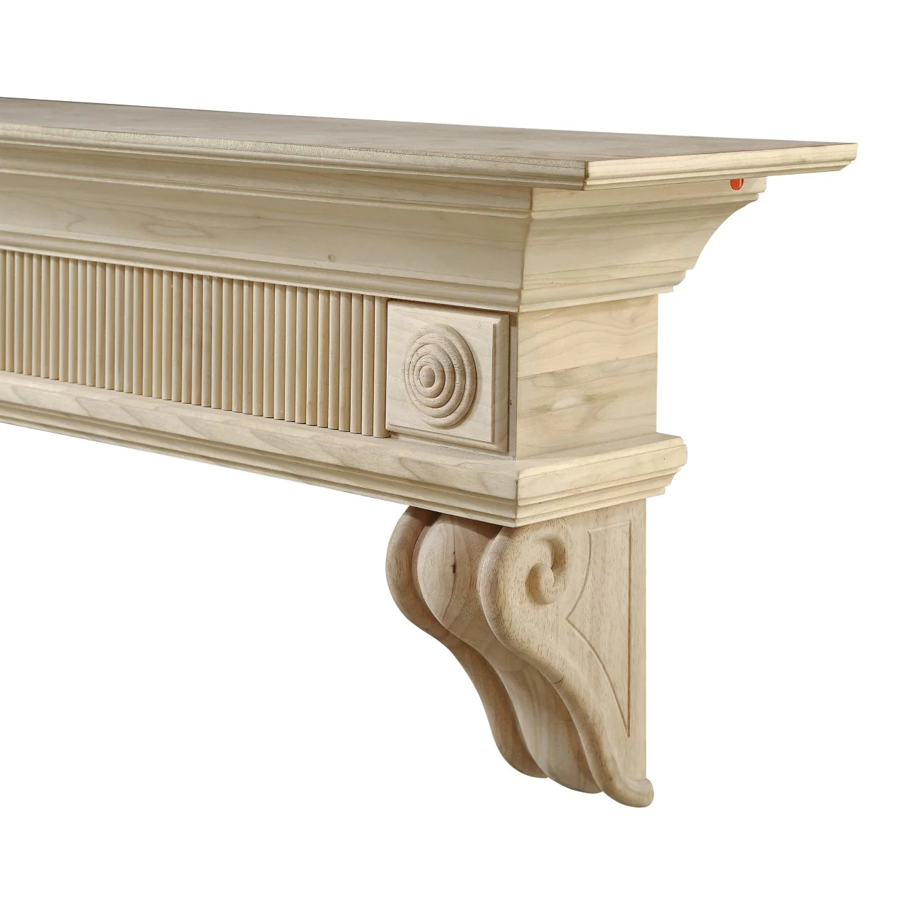 72" Devonshire Unfinished Fireplace Shelf by Pearl Mantels - Image 6