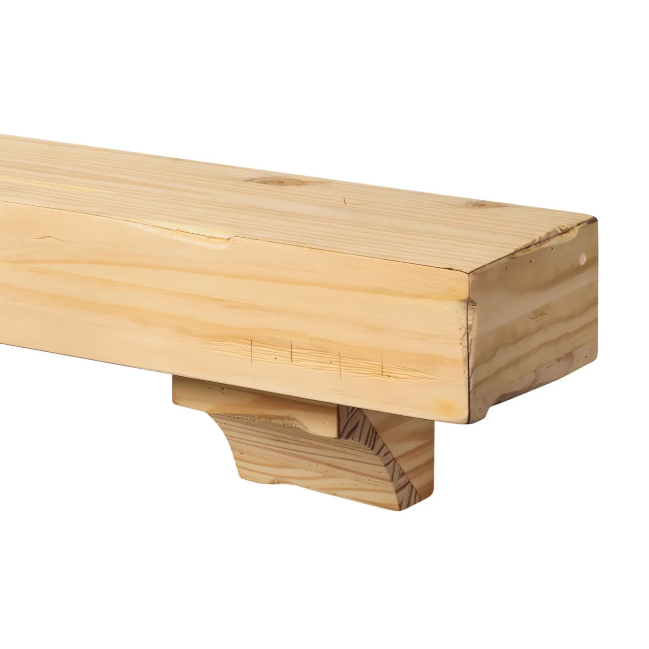 72" Shenandoah Unfinished Fireplace Shelf by Pearl Mantels - Image 10