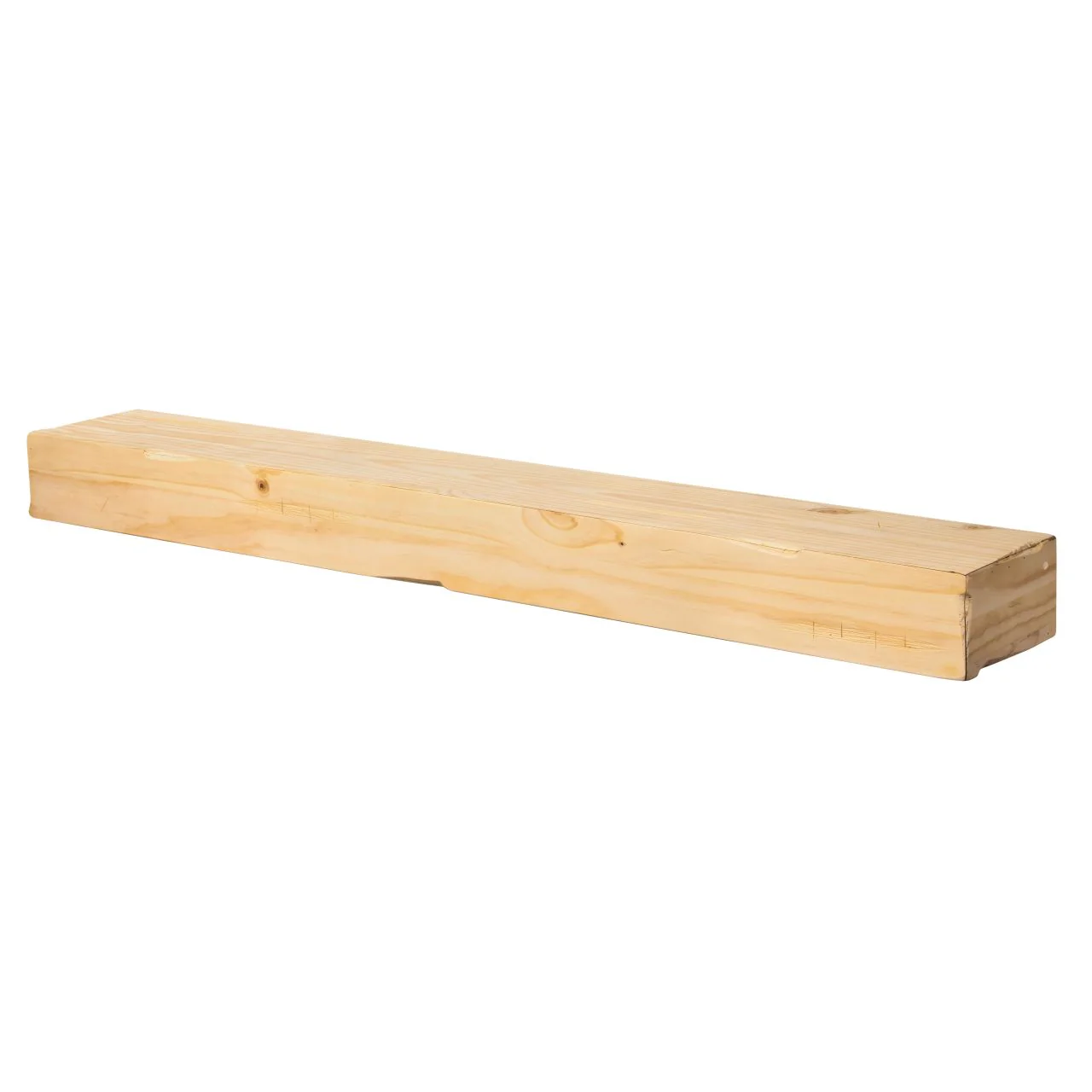 72" Shenandoah Unfinished Fireplace Shelf by Pearl Mantels - Image 7
