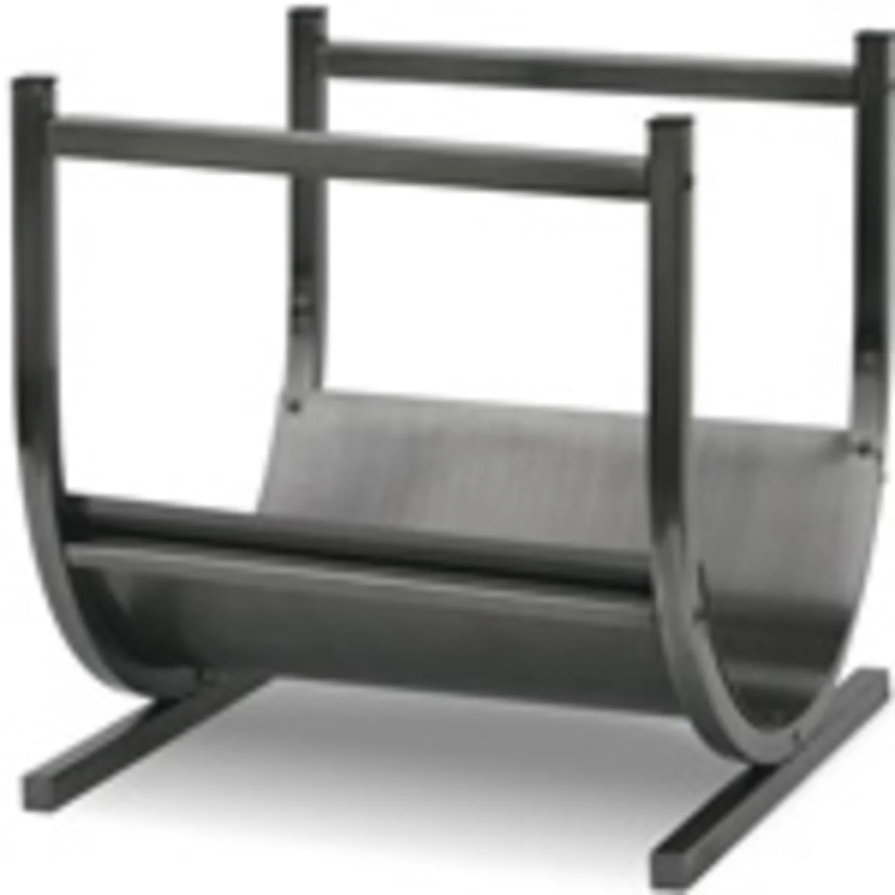 Pewter Finish Log Holder - Image 2