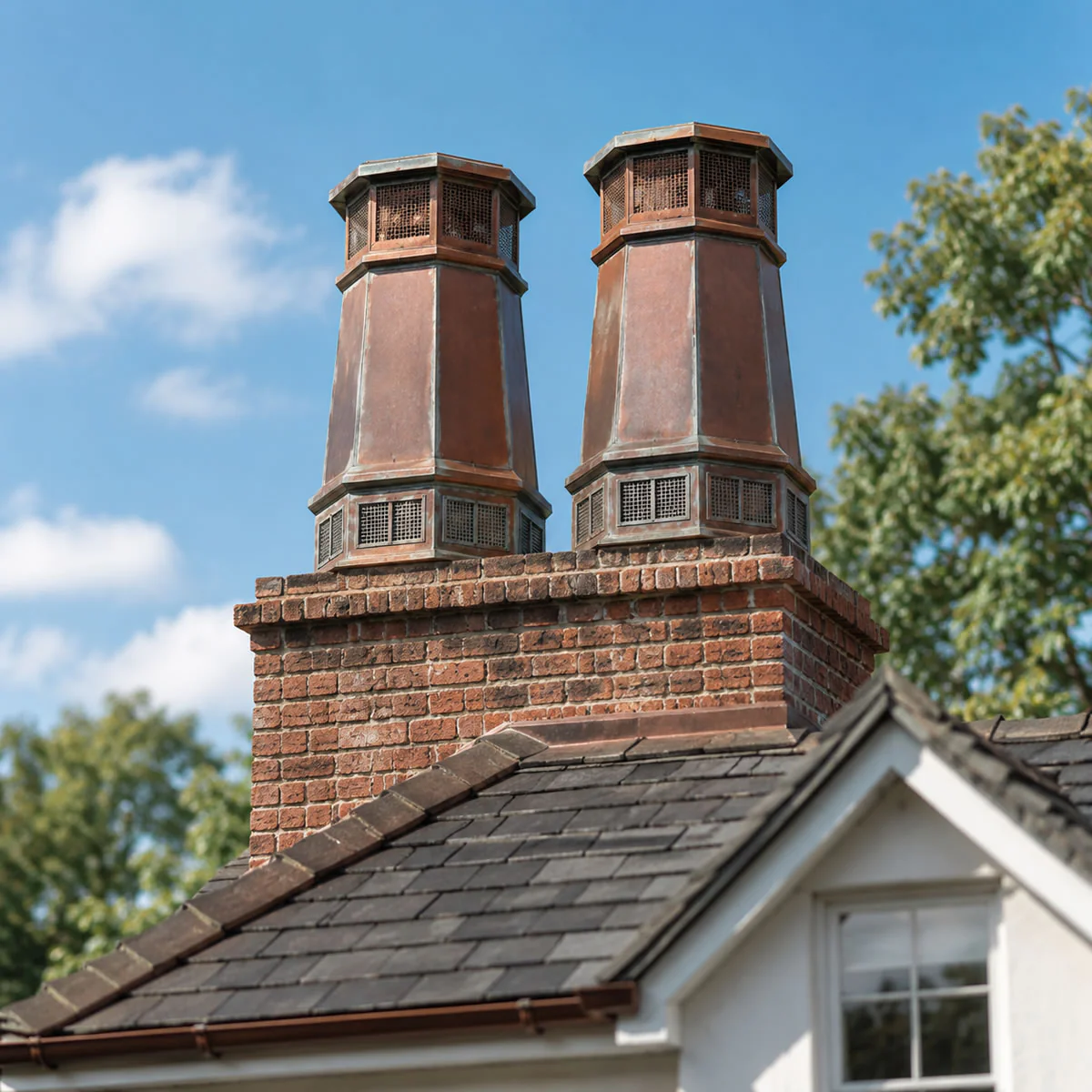 Queen European Copper Chimney Pot - Image 2