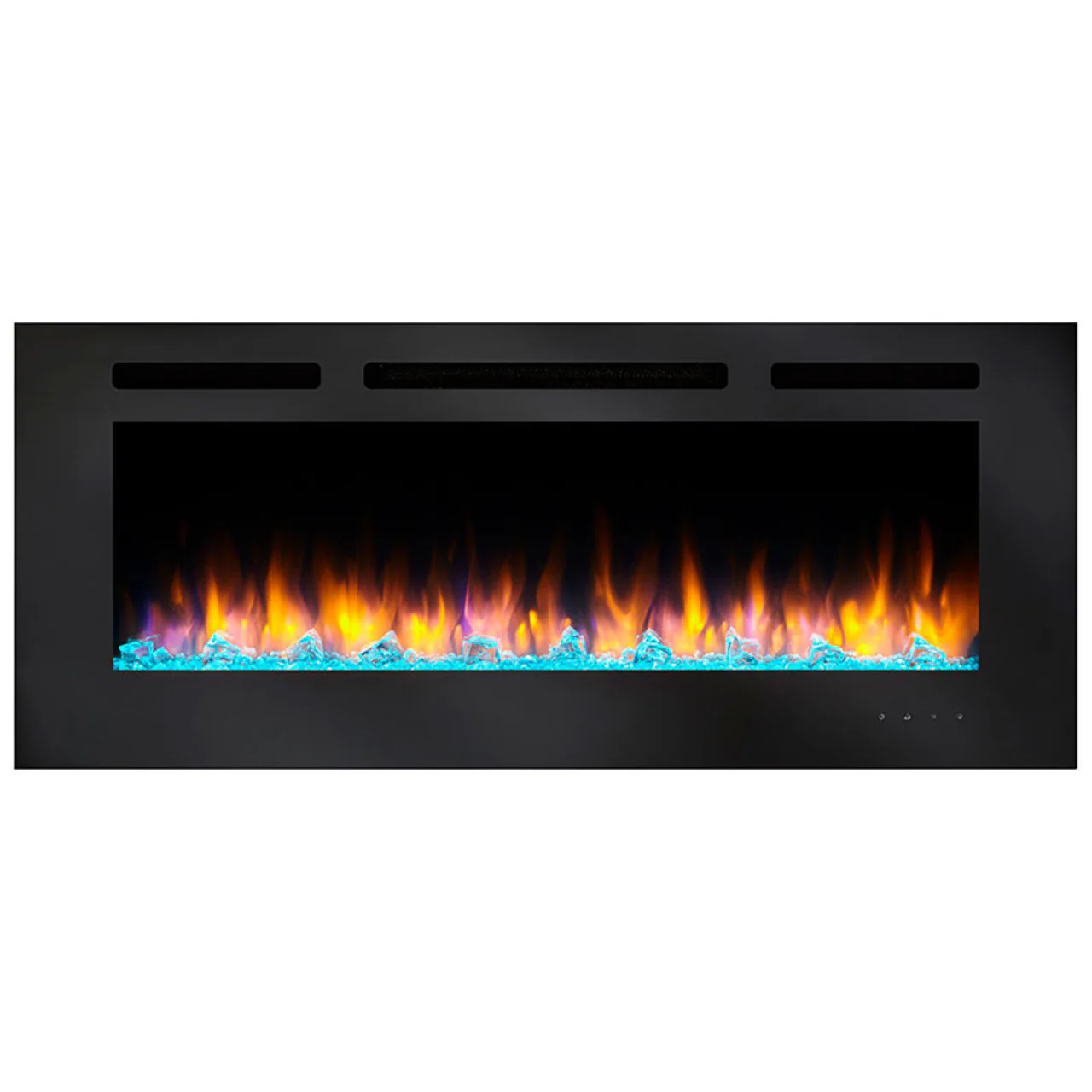 SimpliFire 40" Allusion Recessed Linear Electric Fireplace - SF-ALL40-BK - Image 4