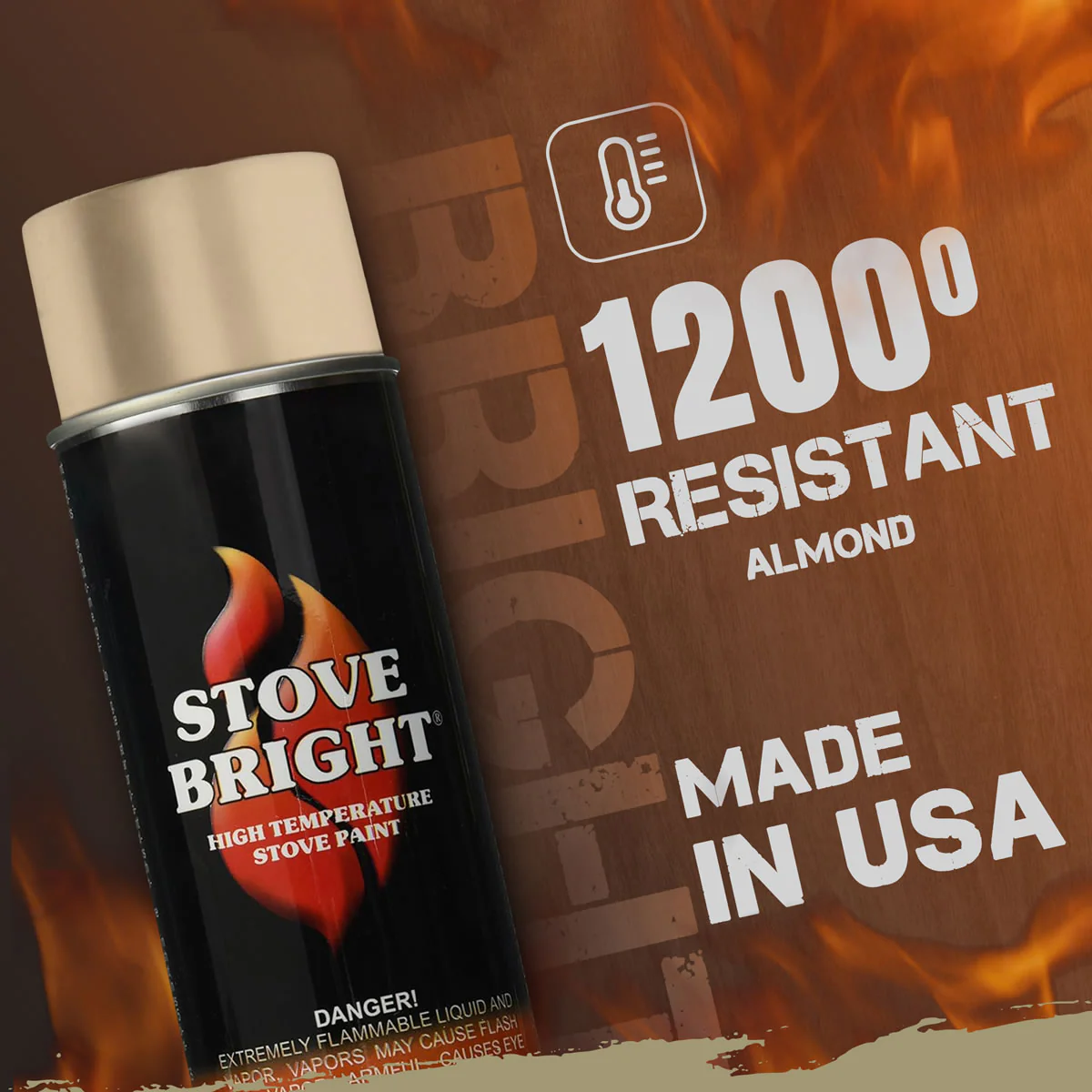 Stove Bright High Temp Paint - Almond - 8117 - Image 3