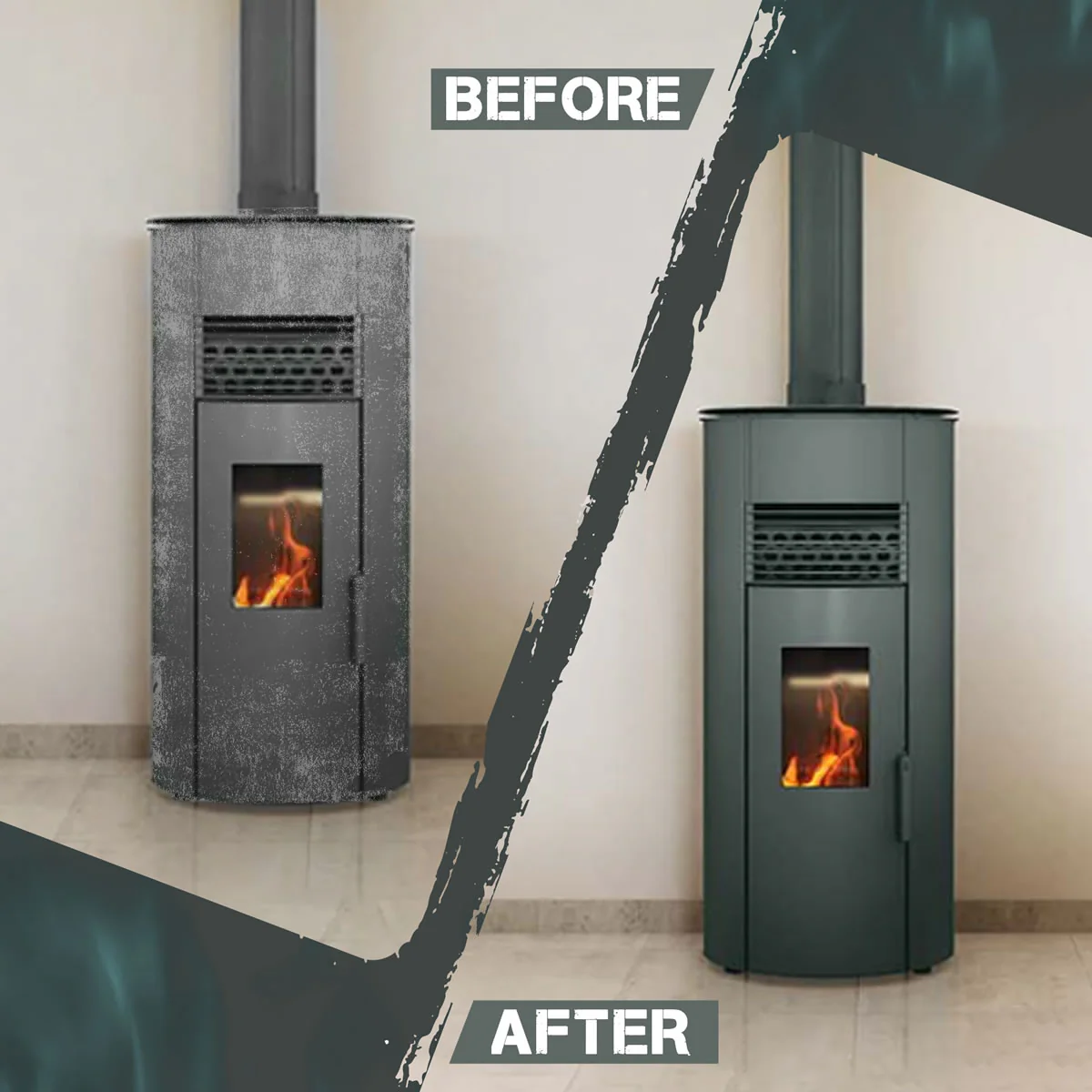 Stove Bright High Temp Paint - Charcoal - 8108 - Image 7