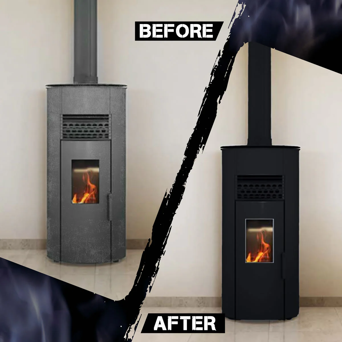 Stove Bright High Temp Paint - Flat Black Paint - 8115 - Image 7
