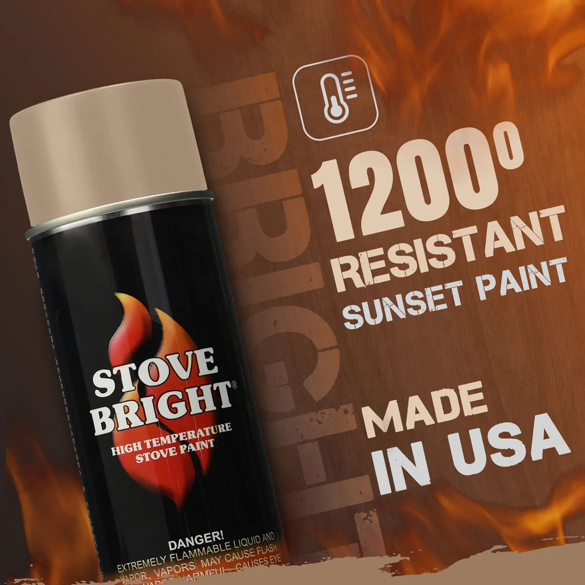 Stove Bright High Temp Paint - Sunset - 8156 - Image 3
