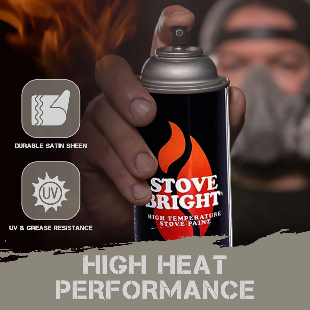 Stove Bright High Temp Paint - Surf Sand - 8158 - Image 5